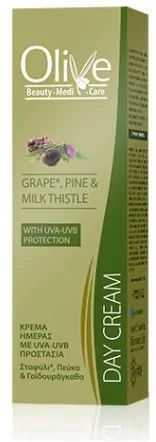 OLIVE Denní krém Hrozny Pinie a Ostropestřec 50 ml