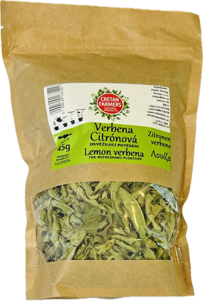 CRETAN FARMERS Verbena citronová sušené listy doypack 45 g