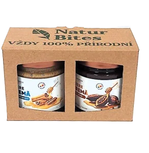 Apisrom Dárková sada ochucených medů "Zdravé mlsání", 2 x 280 g