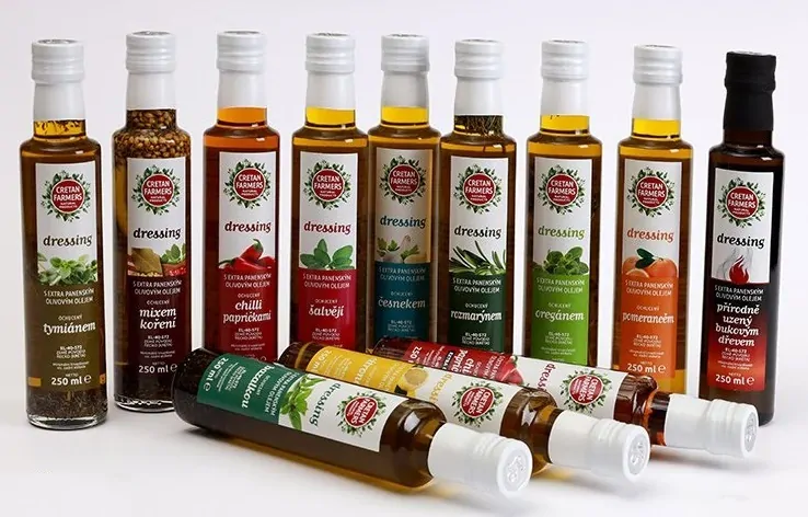 CRETAN FARMERS Dressing s extra panenským olivovým olejem Oregáno 250 ml
