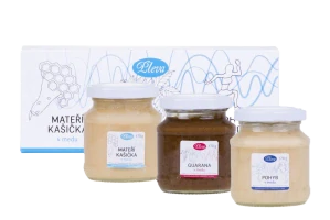 Pleva Dárková krabička s medy - mateří kašička, guarana a pohyb v medu 510 g