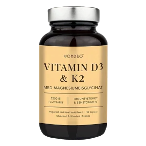 Nordbo Vitamin D3 & K2 & 90 kapslí